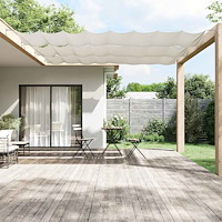vidaXL Markis vertikal vit 100x800 cm oxfordtyg