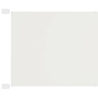 vidaXL Markis vertikal vit 140x600 cm oxfordtyg