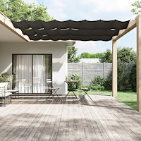 vidaXL Markis vertikal antracit 60x360 cm oxfordtyg