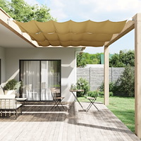 vidaXL Markis vertikal beige 140x270 cm oxfordtyg