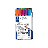STAEDTLER STAEDTLER Lumocolor 351 - markering - svart, röd, blå, grön, ljusblå, orange, violett, rosa, ljusgrön, ljusbrun (paket o...