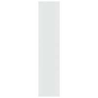 vidaXL Bokhylla/Rumsavdelare högglans vit 100x30x135 cm