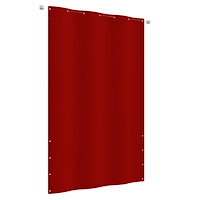 vidaXL Balkongskärm röd 140x240 cm oxfordtyg