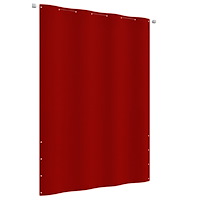 vidaXL Balkongskärm röd 160x240 cm oxfordtyg