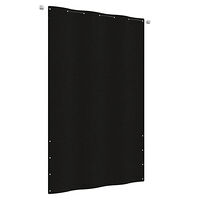 vidaXL Balkongskärm svart 140x240 cm oxfordtyg