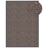 vidaXL Dörrmatta tuftad 60x90 cm mörkbrun