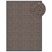 vidaXL Dörrmatta tuftad 60x90 cm mörkbrun