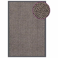 vidaXL Dörrmatta tuftad 80x120 cm mörkbrun
