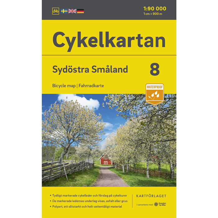 Cykelkartan Blad 8 Sydöstra Småland 20232025 Köp online hos Bookhero