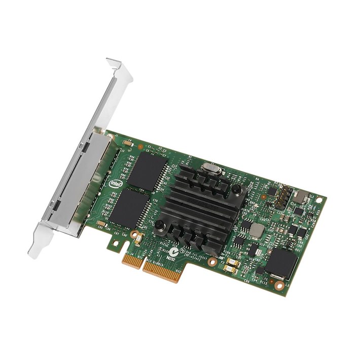 Intel Ethernet Server Adapter I350-T4 - nätverksadapter - PCIe 2.1 x4 ...