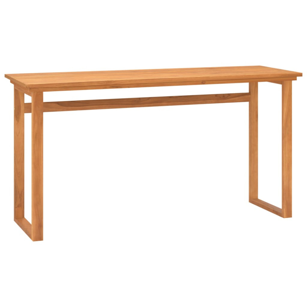 Skrivbord 120x45x75 cm massiv teak