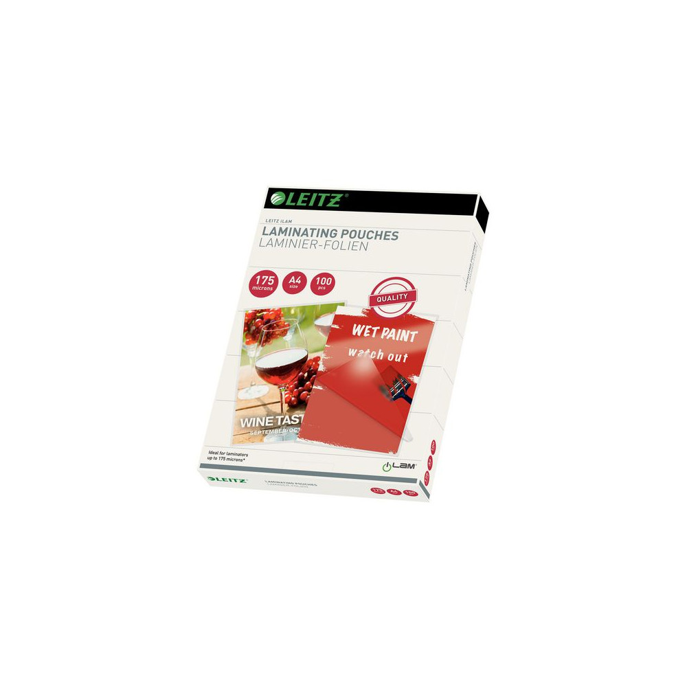 Laminat LEITZ A4 175mic klar 100/fp