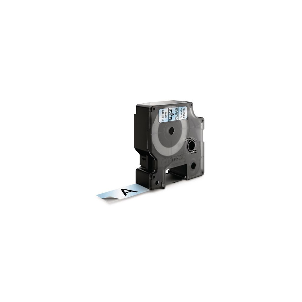 Tape DYMO D1 19mm svart på klar