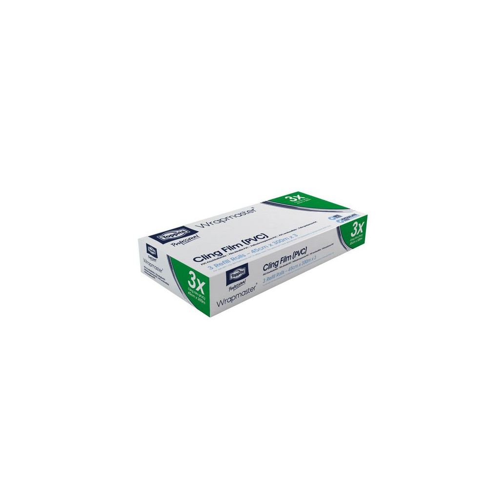 Plastfolie TOPPITS PVC 45cmx300m 3/fp
