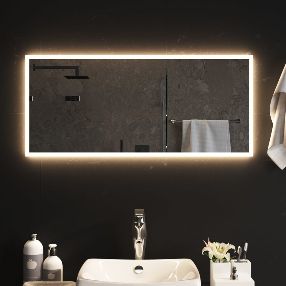 Badrumsspegel LED 90x40 cm