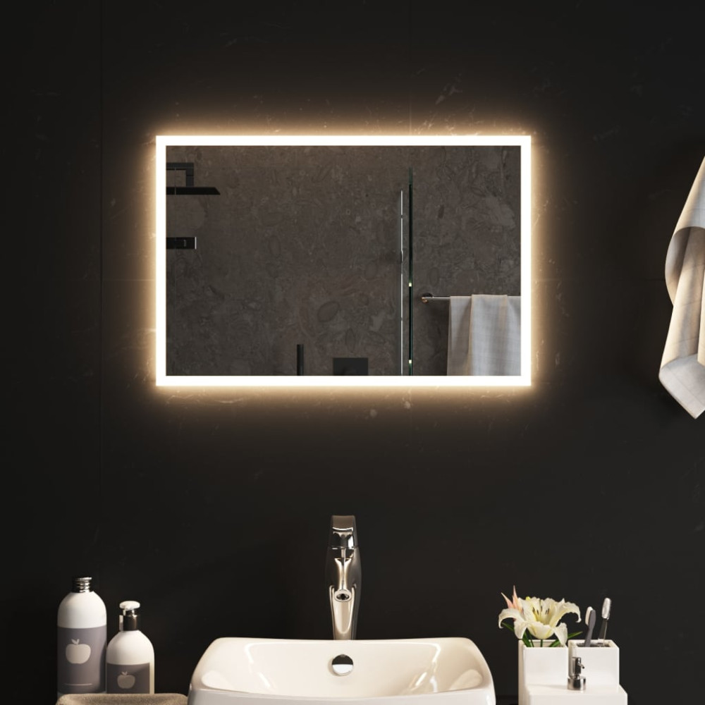 Badrumsspegel LED 40x60 cm