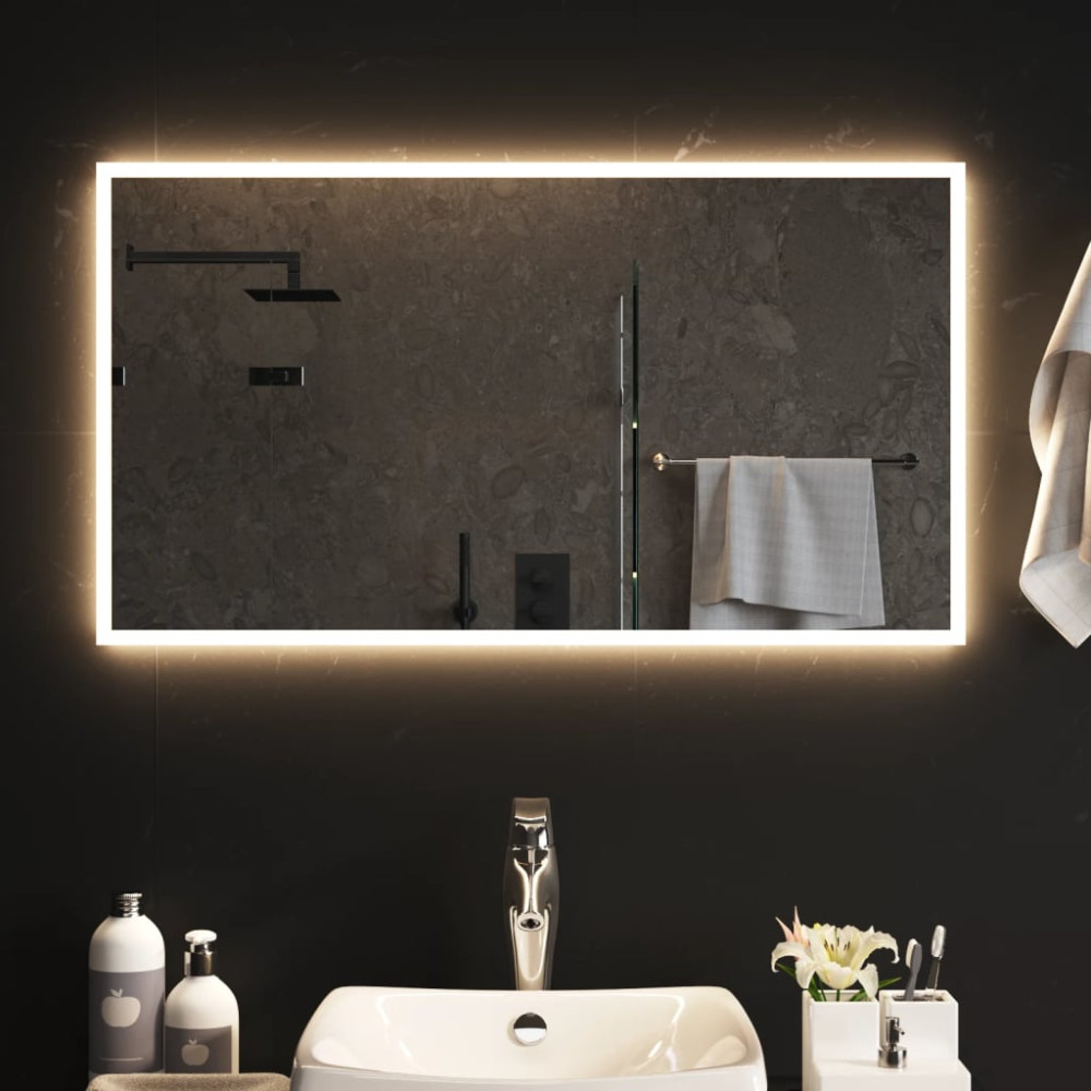 Badrumsspegel LED 50x90 cm