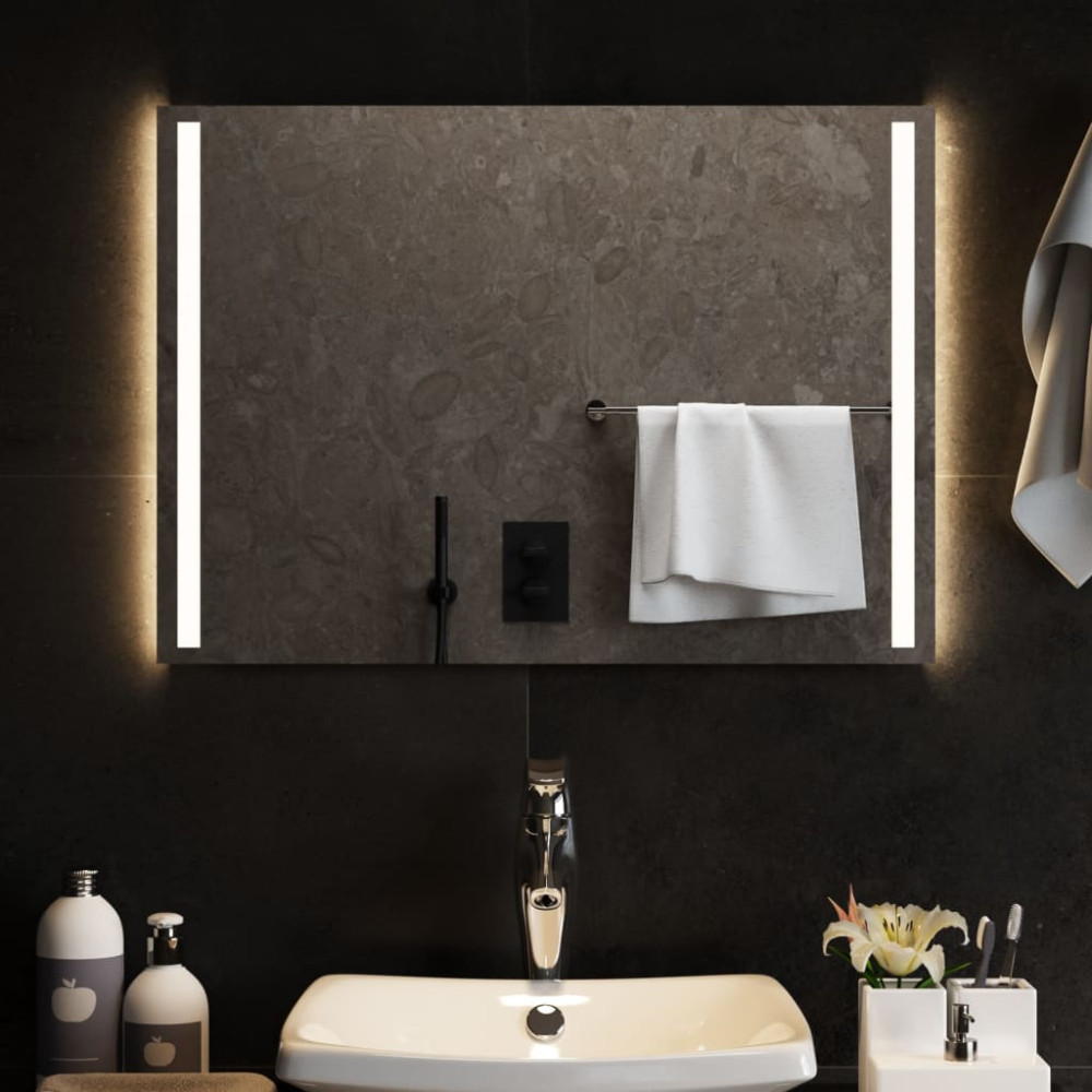 Badrumsspegel LED 70x50 cm