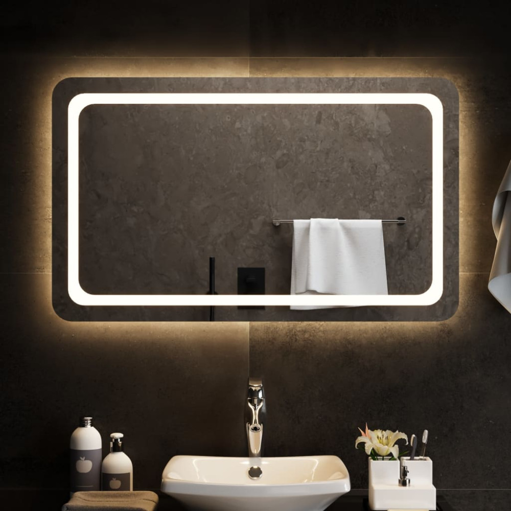 Badrumsspegel LED 100x60 cm