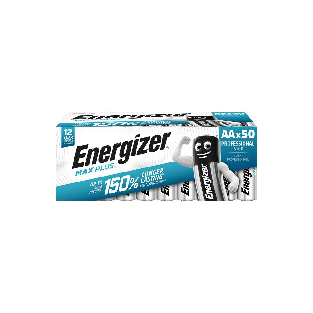 Batteri ENERGIZER Max Plus AA 50/fp