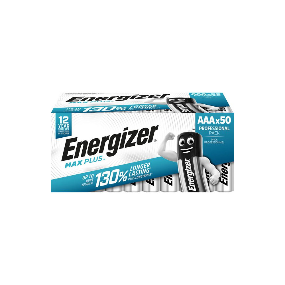 Batteri ENERGIZER Max Plus AAA 50/fp