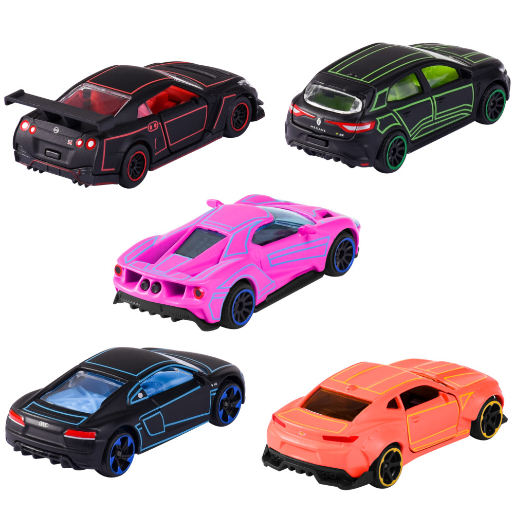 Light Racer 5-Pack Bilar Presentförpackning Majorette