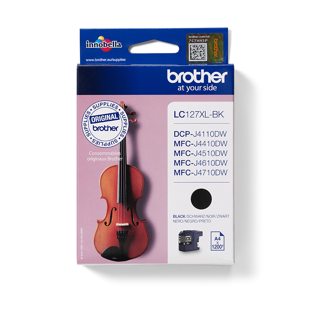 Brother LC127XLBK bläckpatroner 1 styck Original Svart