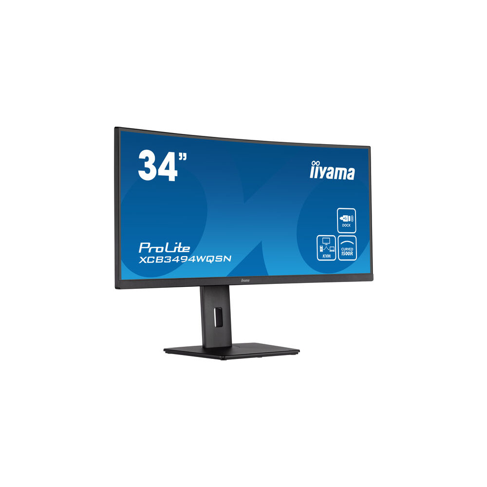 iiyama ProLite XCB3494WQSN-B5 LED display 86,4 cm (34") 3440 x 1440 pixlar UltraWide Quad HD Svart