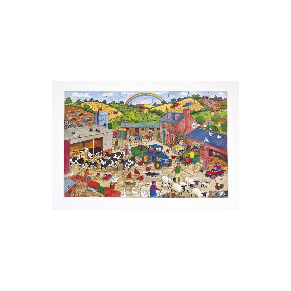 Golvpussel bondgård 60x40cm [NORDIC Brands]