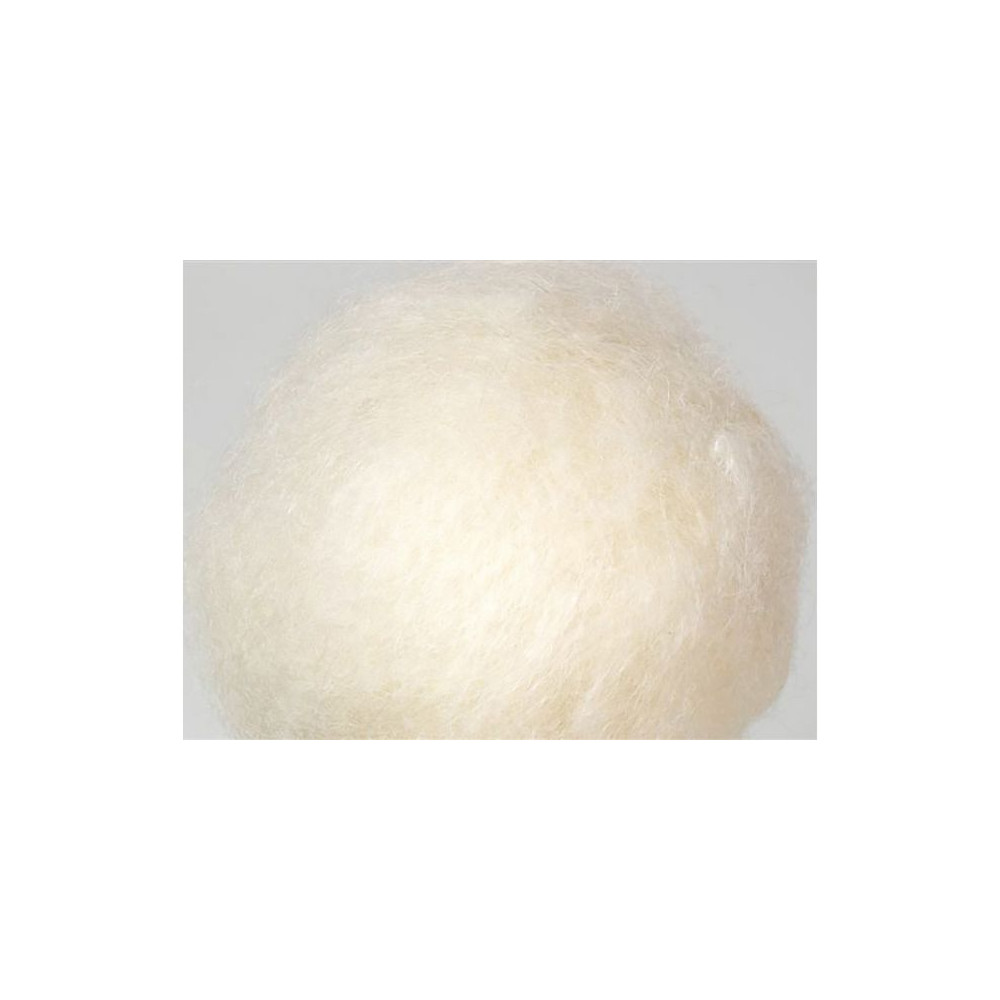 Kardad ull 250g natur Järbo GARN