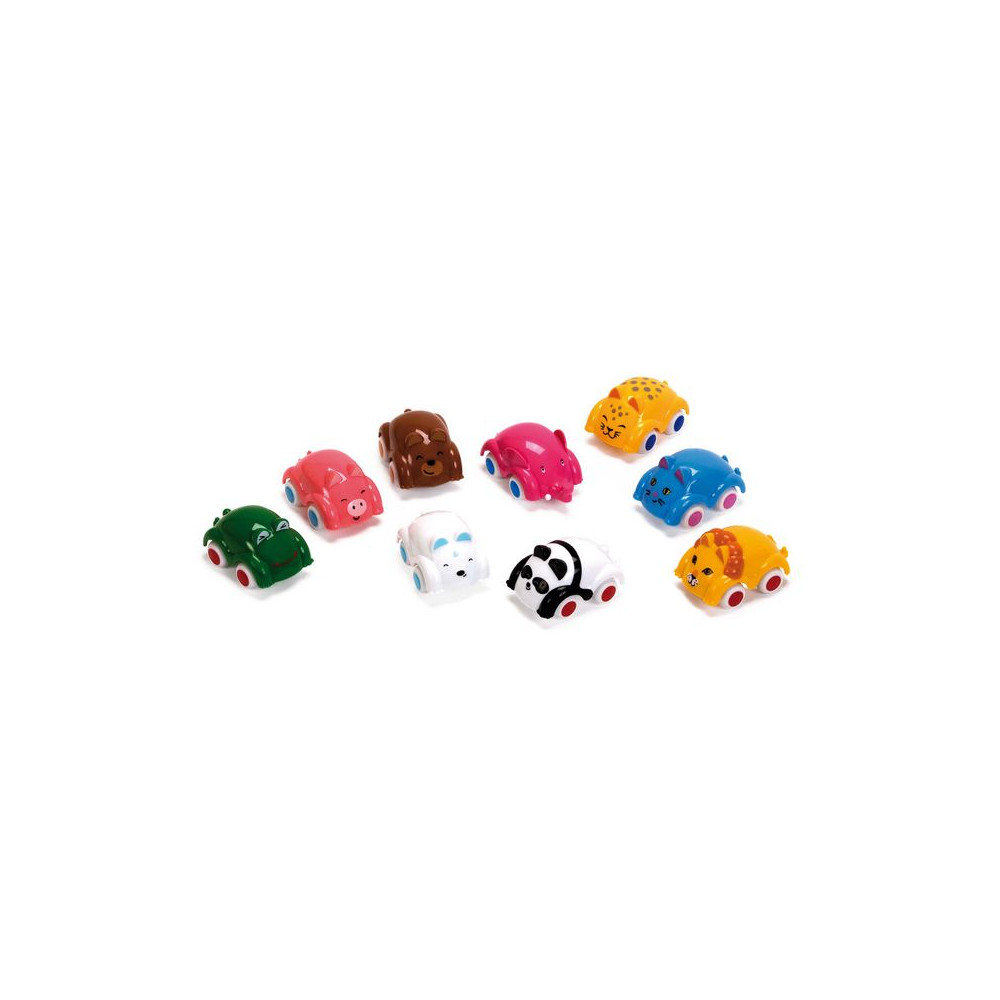 Bil liten med djuransikte VIKING 8cm VikingToys