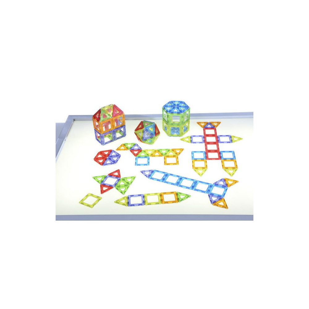 Polydron Magnetic transparent 64/fp [NORDIC Brands]