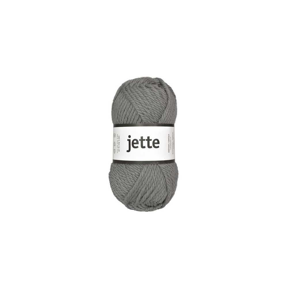 Ullgarn Jette 50g grå Järbo GARN