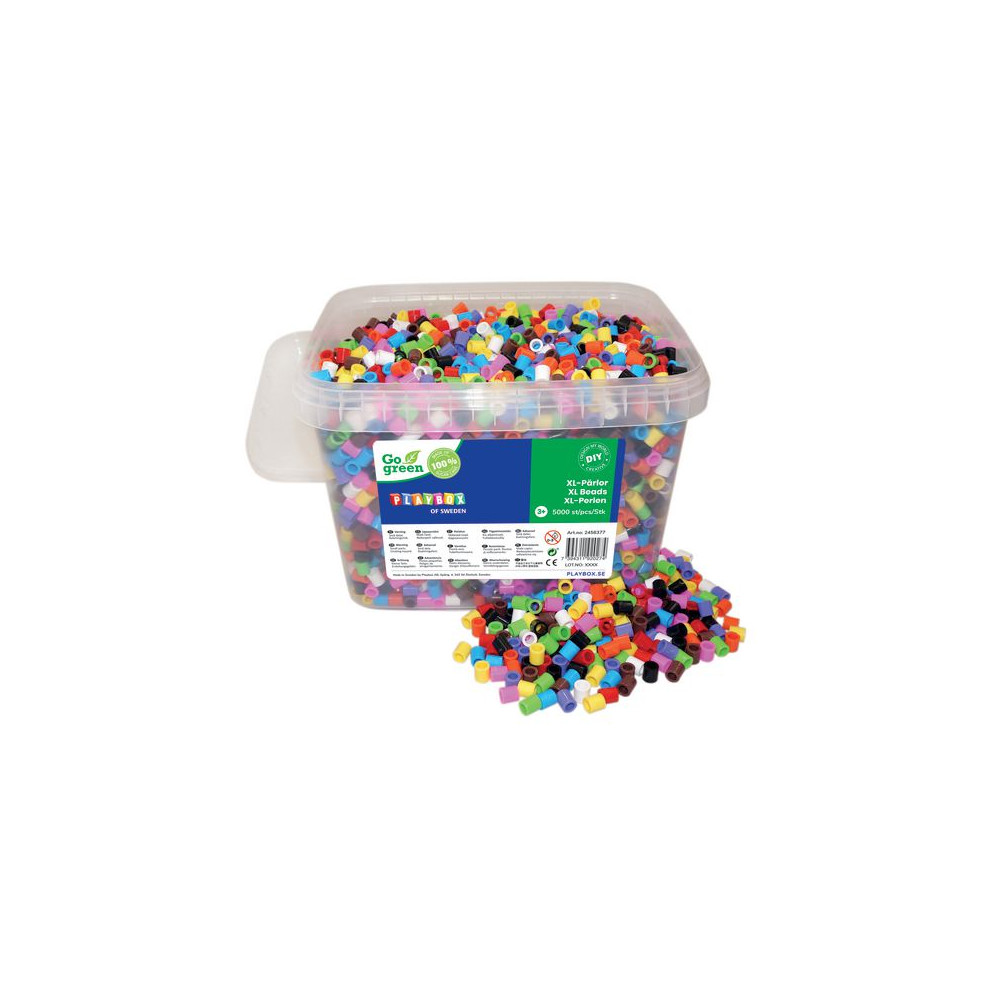 XL-rörpärlor bioplast 5000/back Playbox