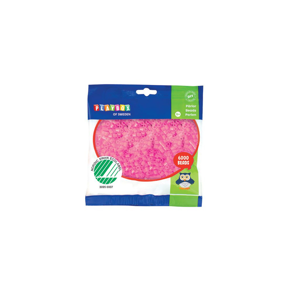 Rörpärlor Rosa 6000st/fp Playbox
