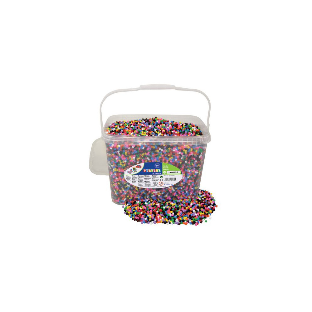 Rörpärlor grundsats mix 60 000st / fp Playbox