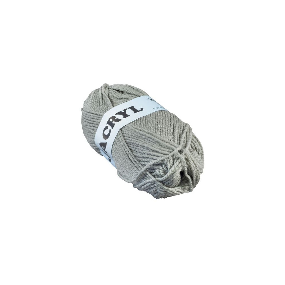 Akrylgarn 50g grå [NORDIC Brands]