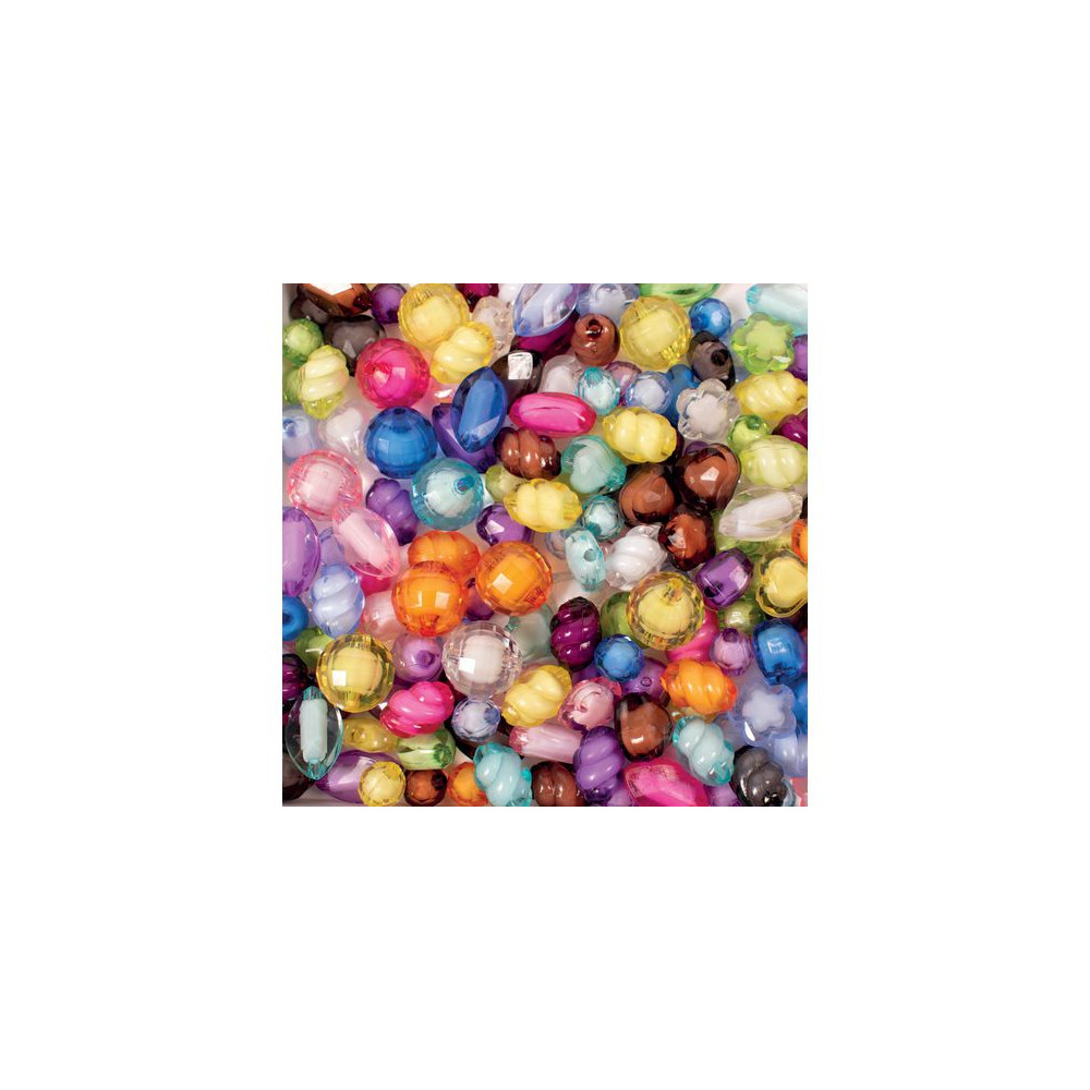 Plastpärlor facett 350/fp [Sweden Generic Brands]