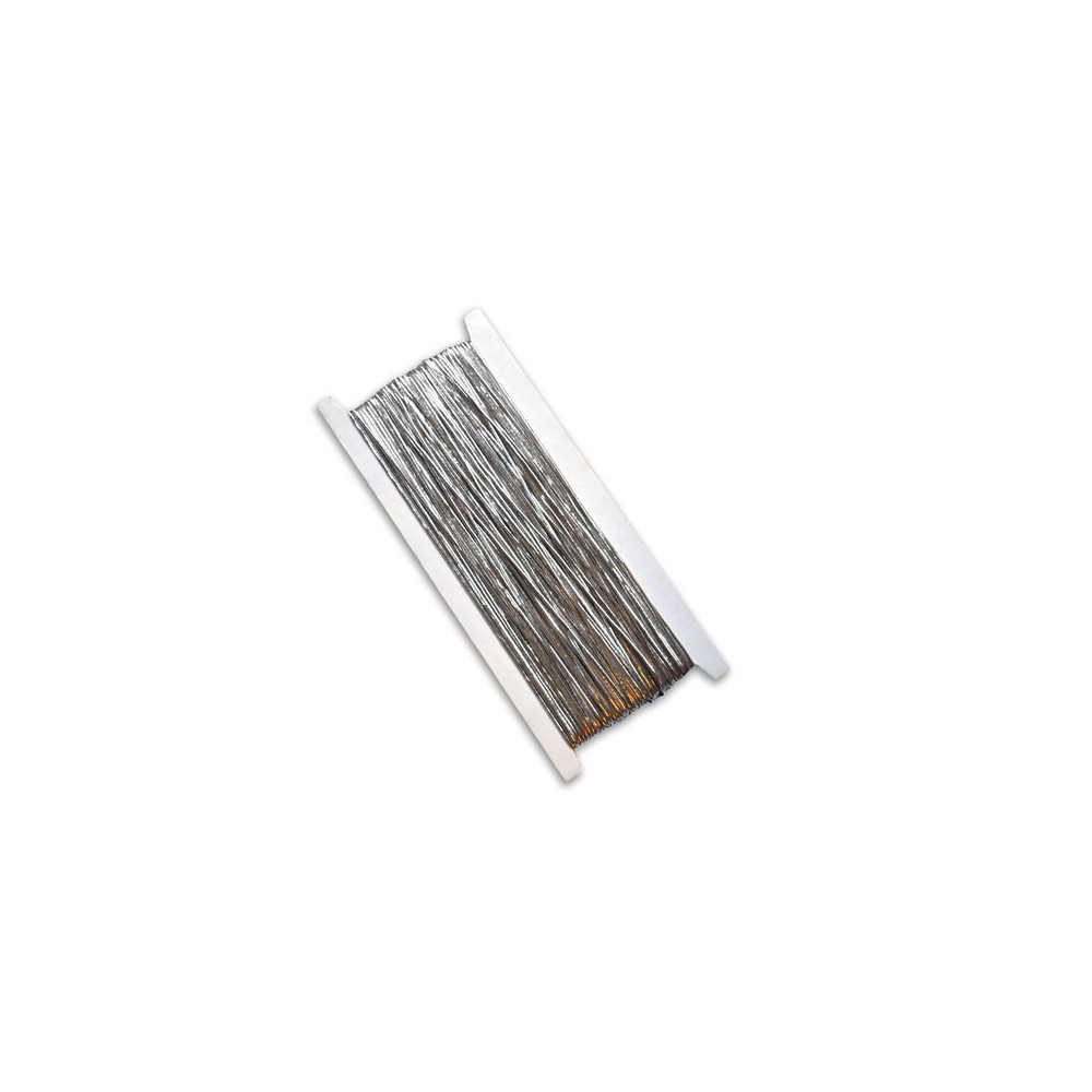 Halsbandssnodd nylon 1mmx50m silver Playbox