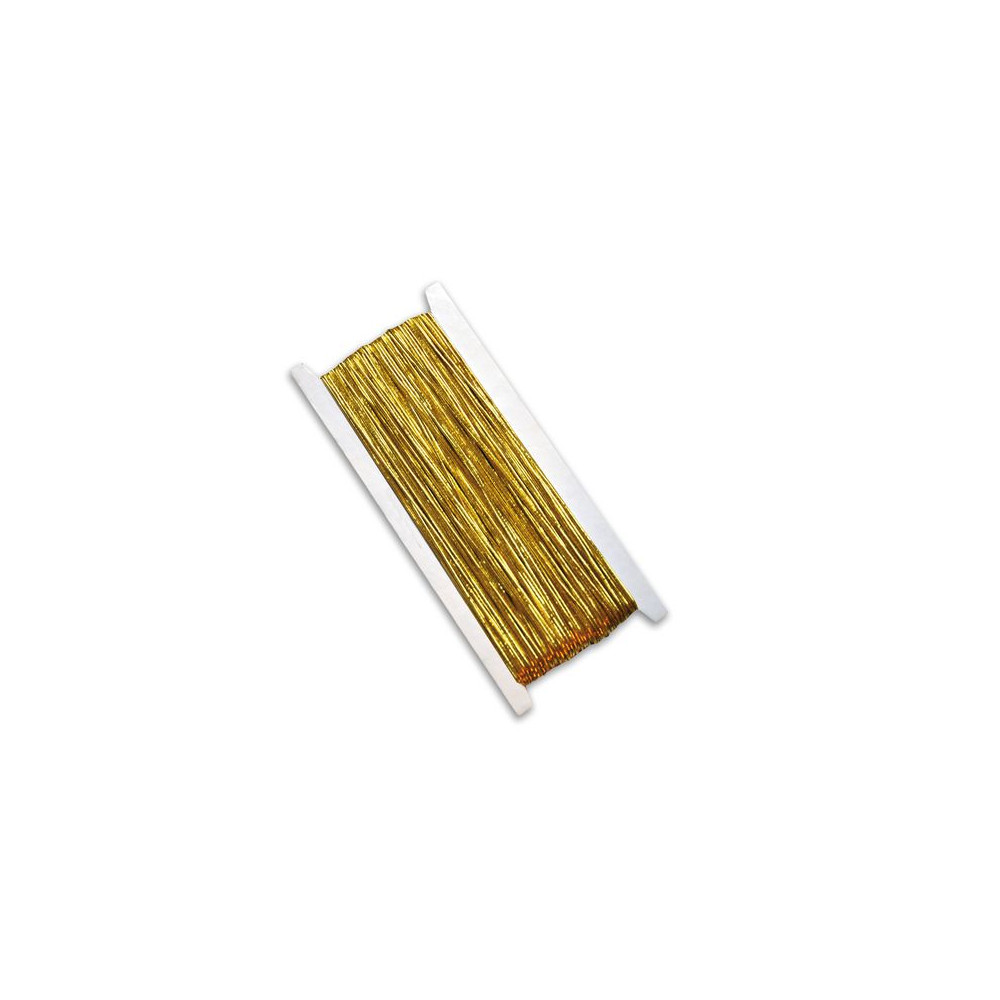 Halsbandssnodd nylon 1mmx50m guld Playbox