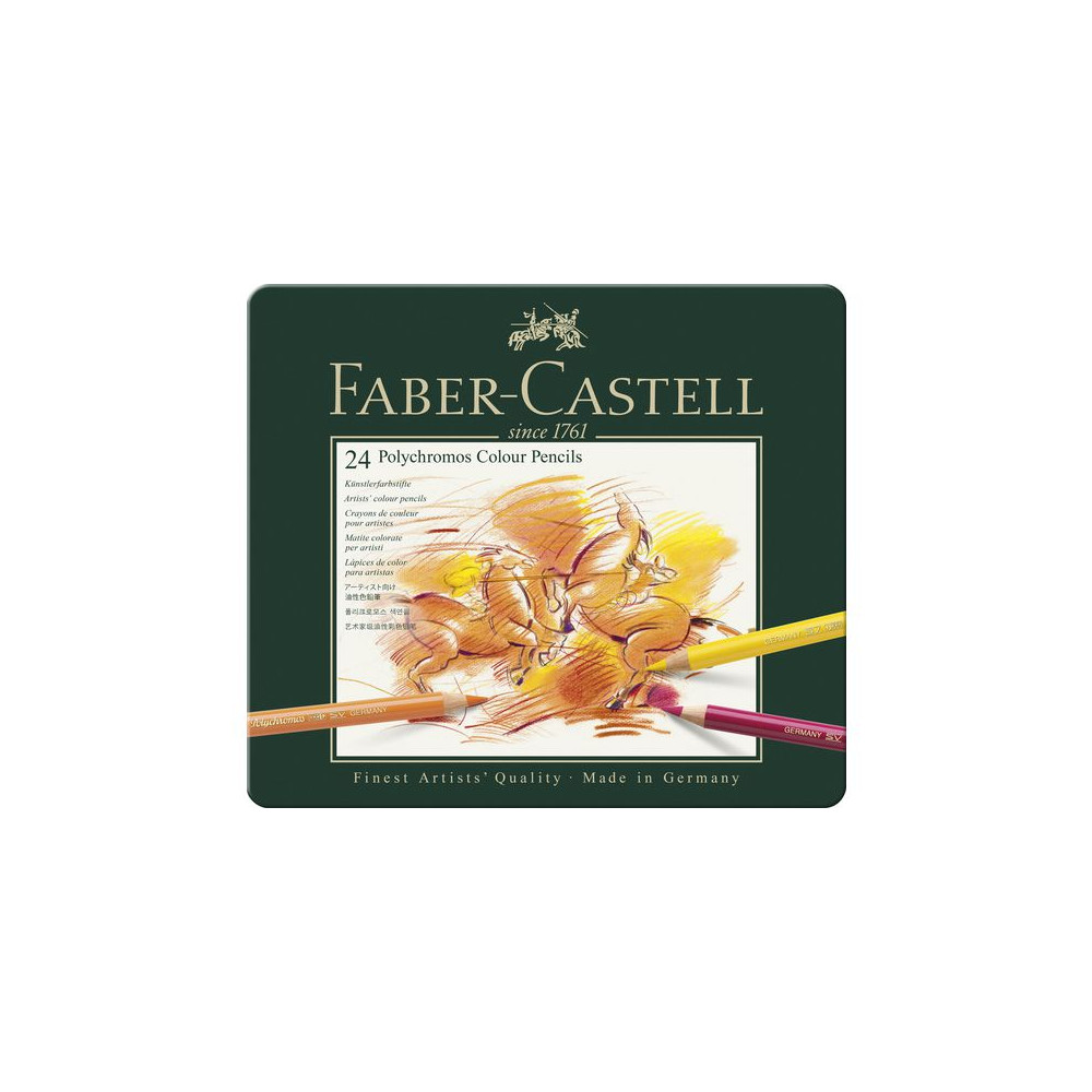 Färgpenna FABER CASTELL Polychroms 24/fp