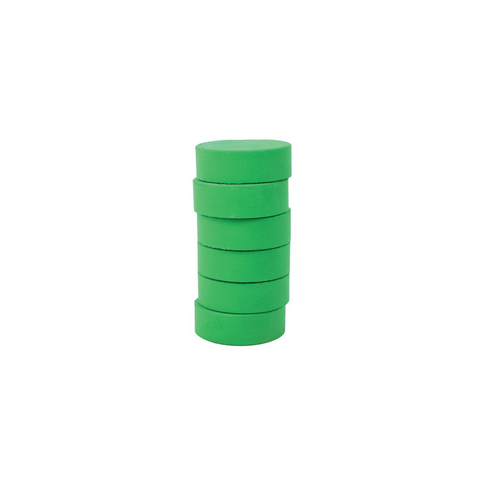 Färgpuckar 57mm, grön 6/fp Playbox