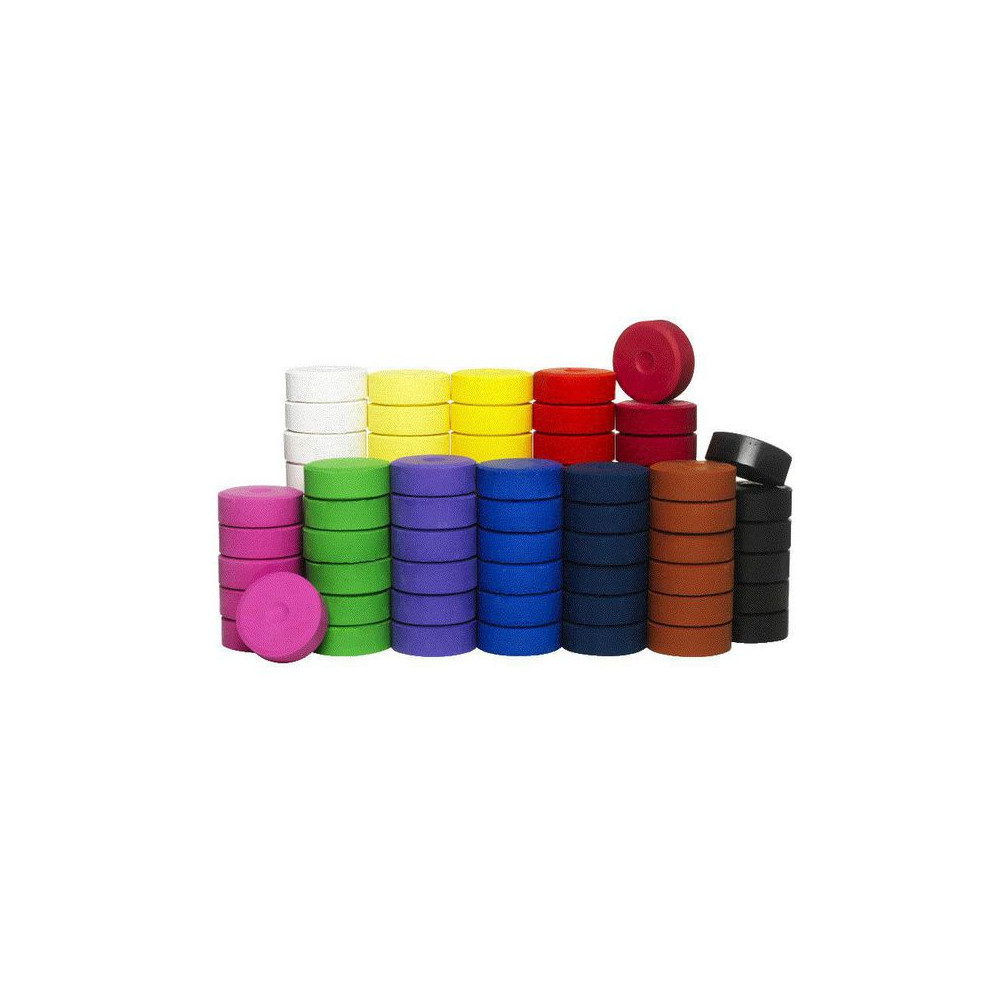 Färgblock 44 mm vit 6/fp Playbox