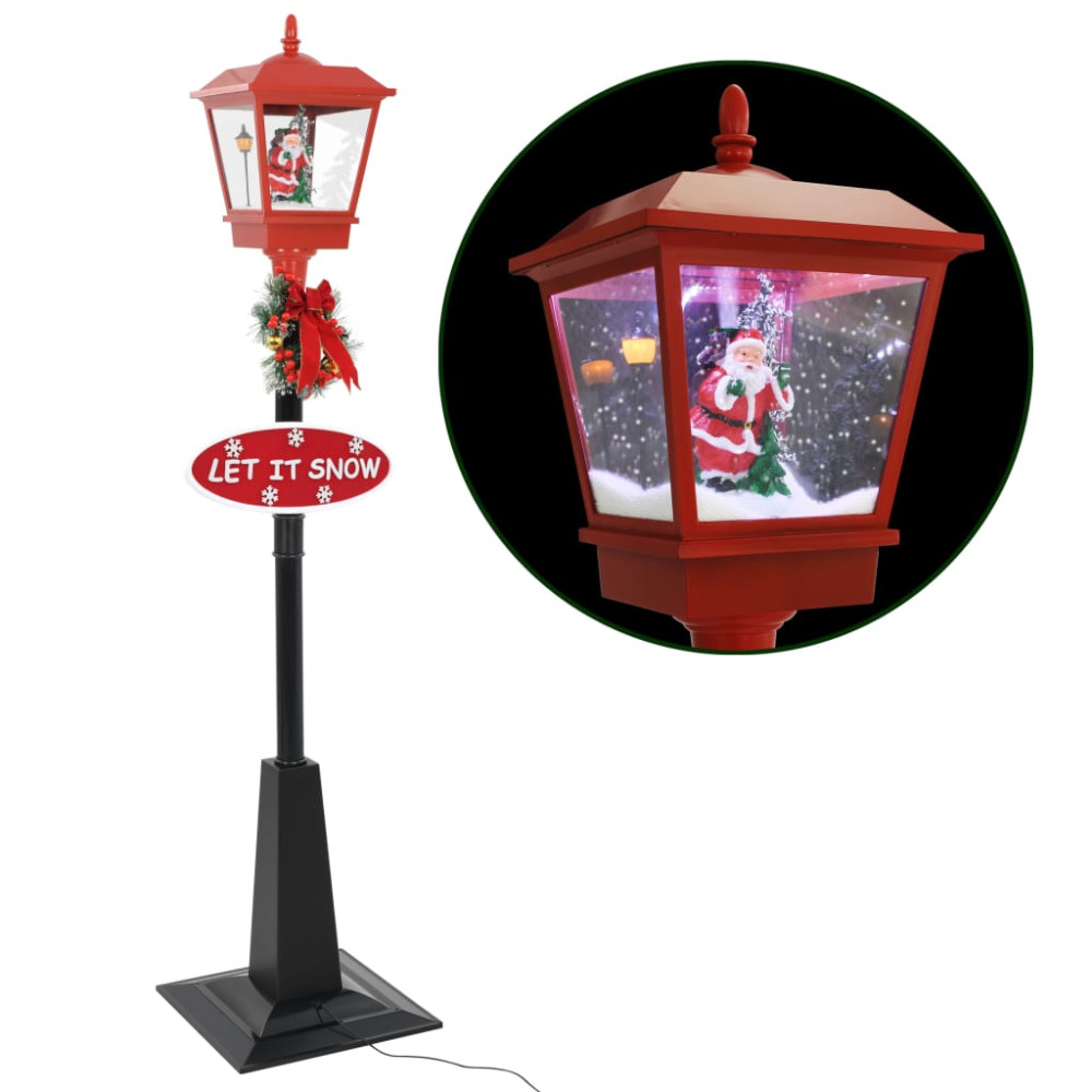Gatlykta med jultomte 180 cm LED