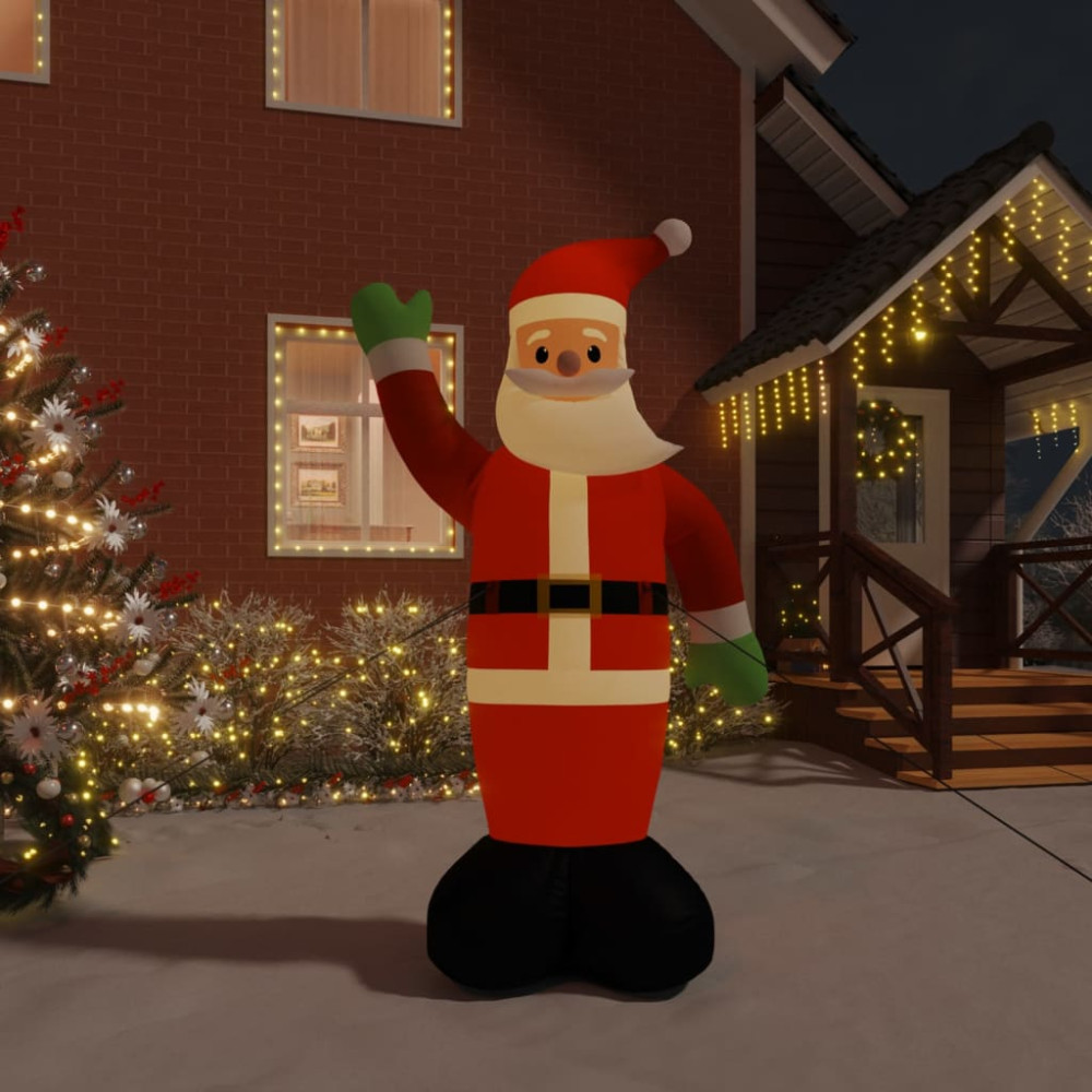 Uppblåsbar jultomte med LEDs 370 cm
