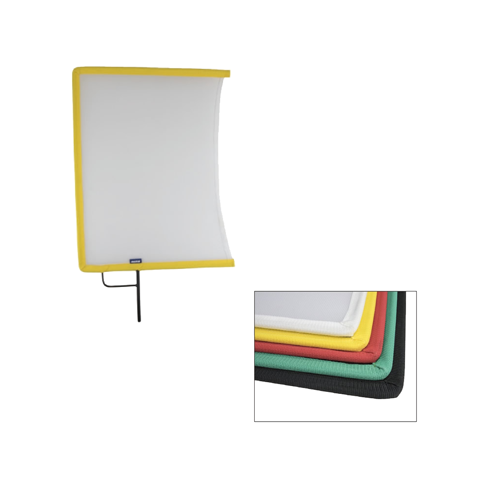 Kupo KT-2436OW 24"x 36" Open End Flag Frame - White Artificial Silk