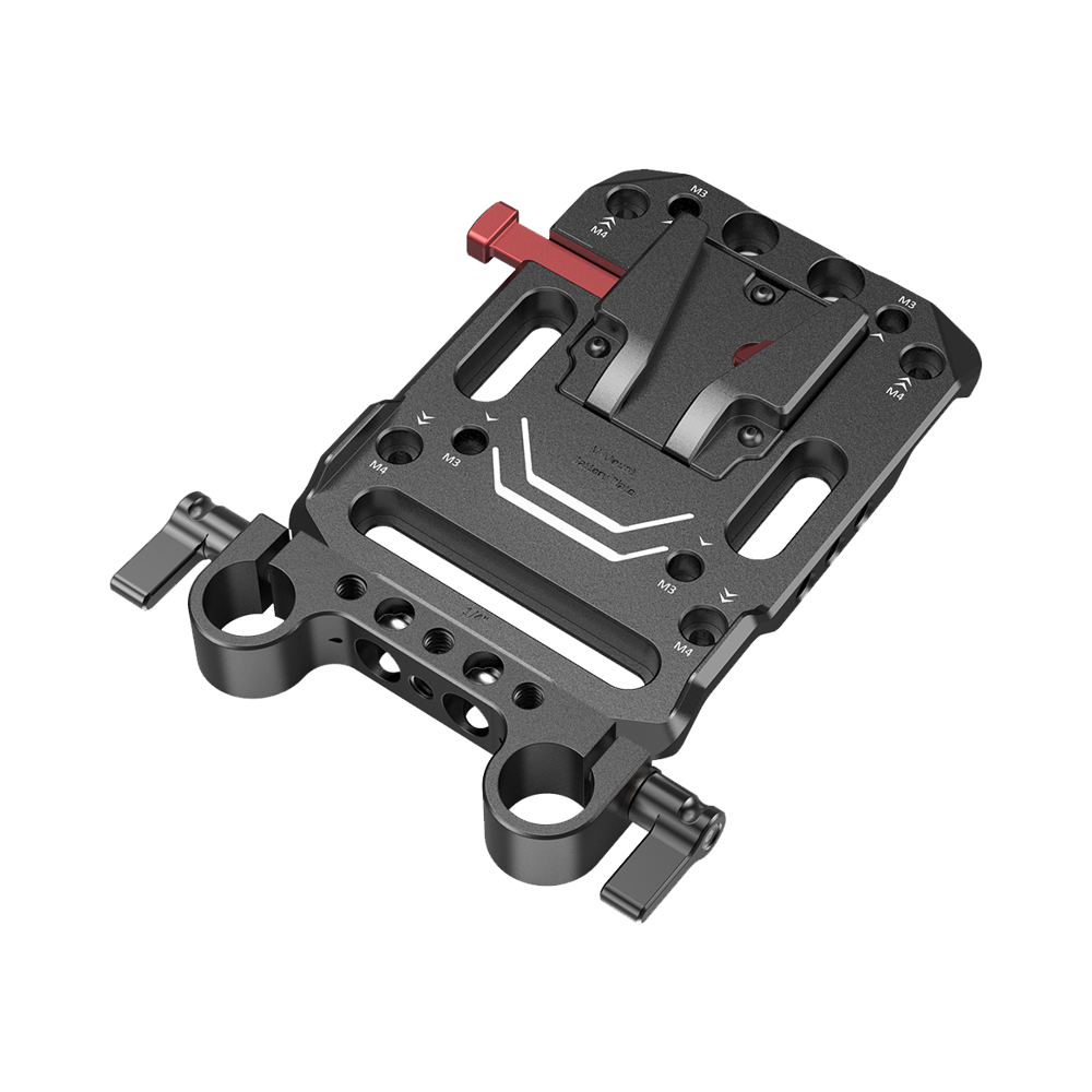 SmallRig 3016 Battery Plate V-Mount w Rod Clamp