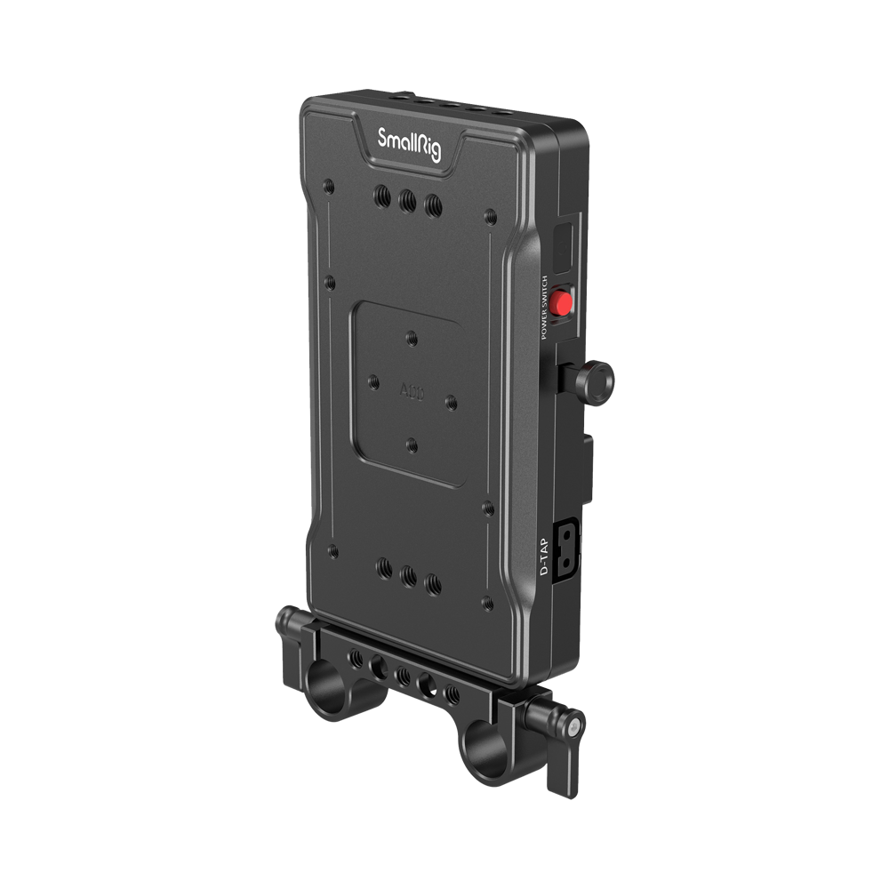 SmallRig 3203 Advanced V-Mount Battery Mount Plate with Dual 15mm Rod Clamp
