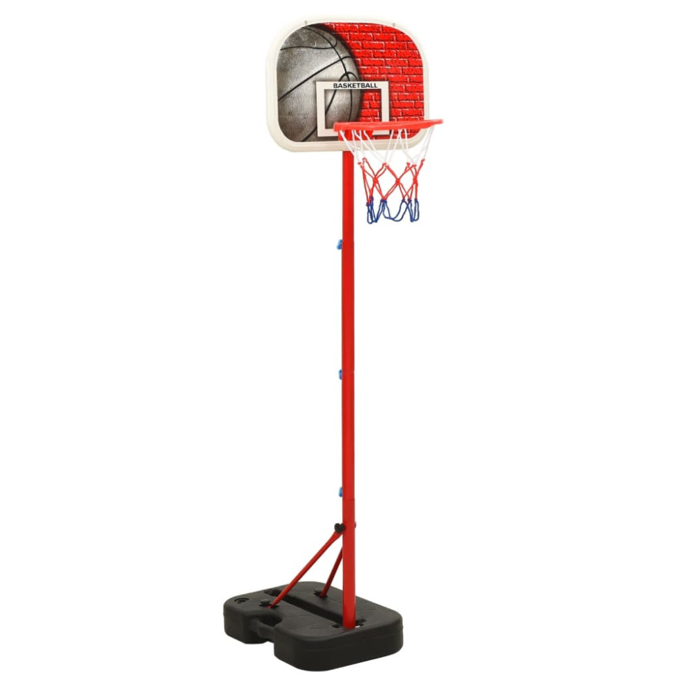 Flyttbar basketkorg justerbar 138,5-166 cm - vidaXL