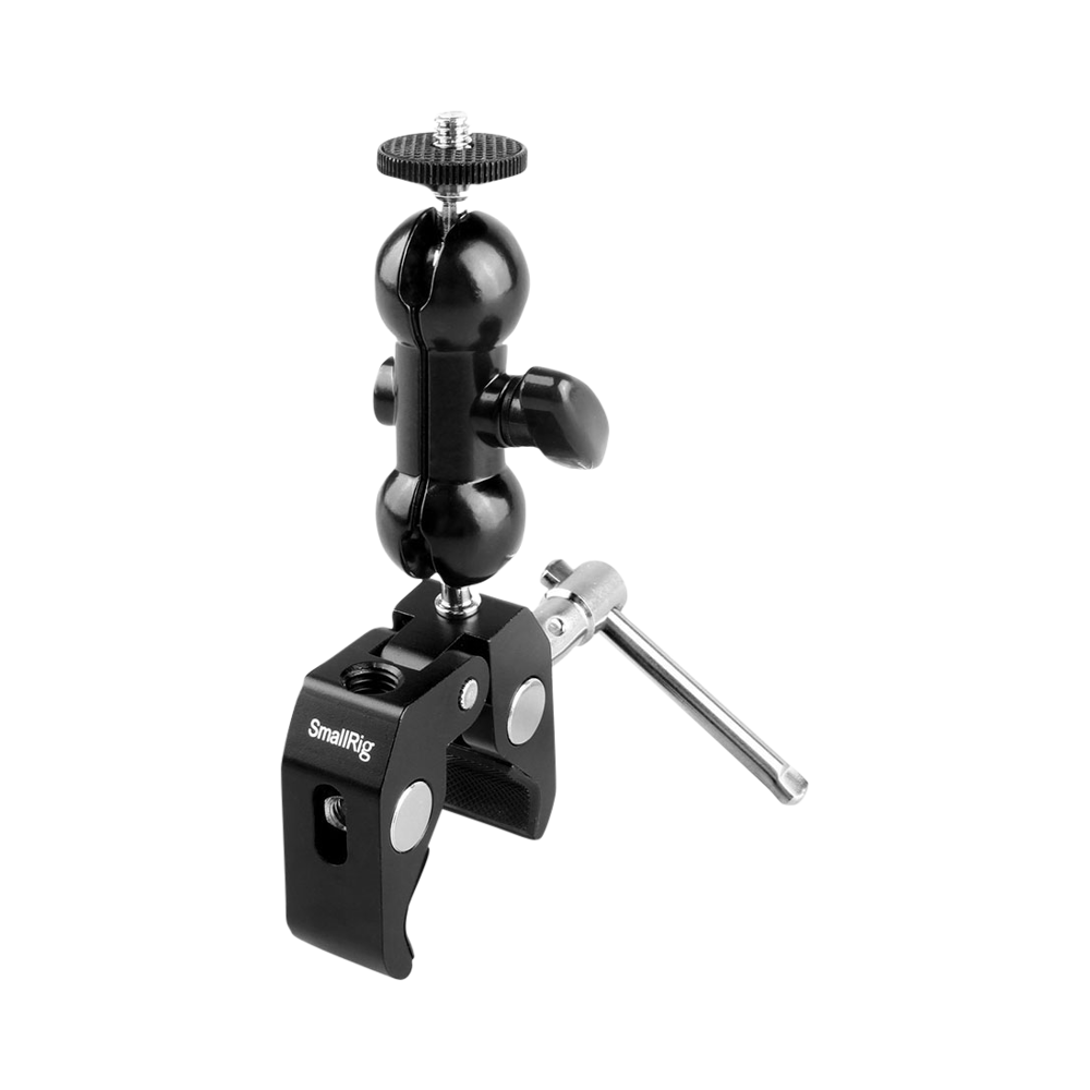 SMALLRIG 1138 Double Ballhead w/Clamp & 1/4" Screw